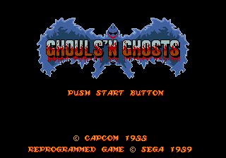 Ghouls 'n Ghosts screenshot 4 for Sega Mega Drive